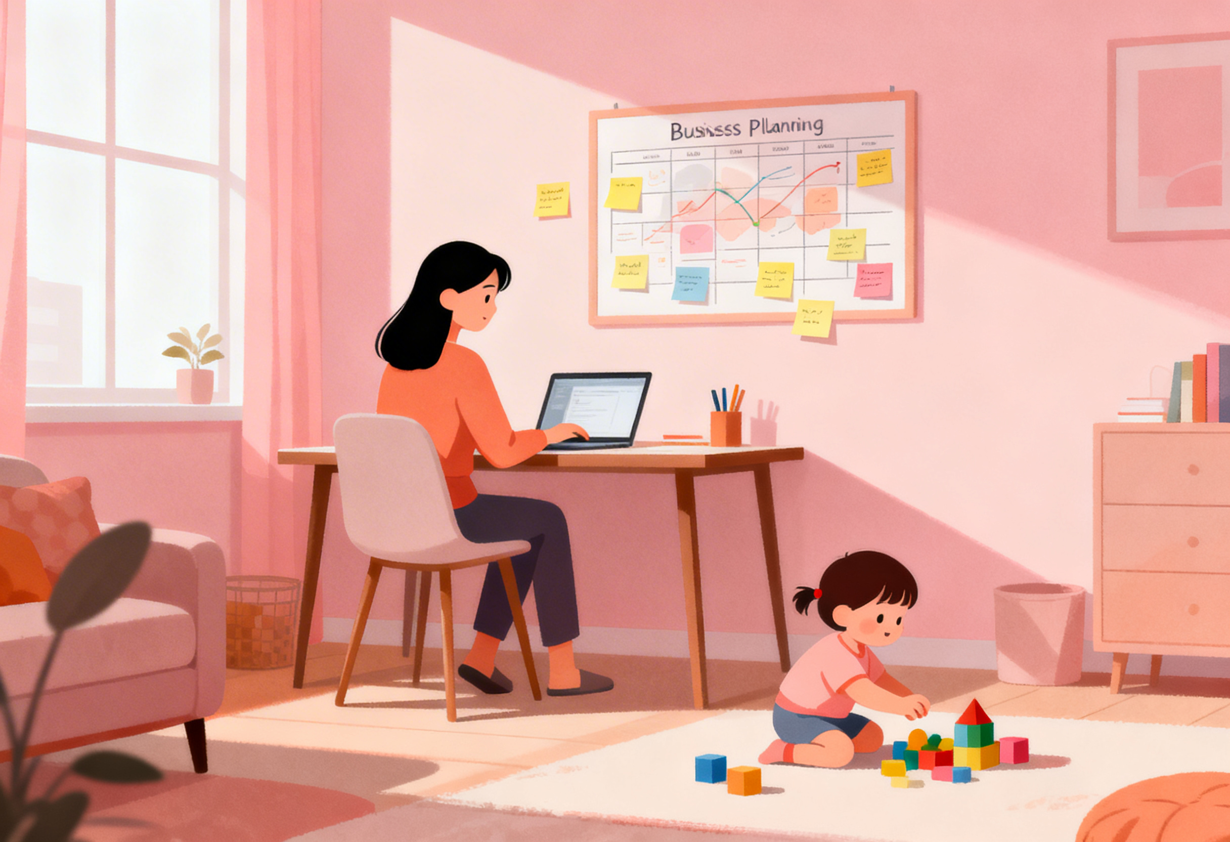 How to Build a Business as a Mom: From Idea to Income